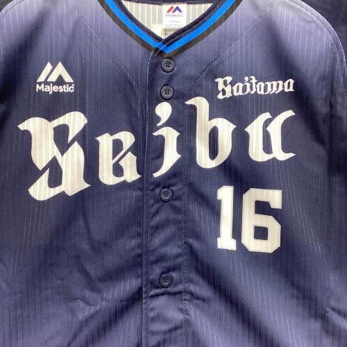 埼玉西武ライオンズ (サイタマセイブライオンズ) 応援グッズ SIZE L ネイビー 【16】松坂大輔 FANATIC ユニフォーム ビジターレプリカ レプリカ