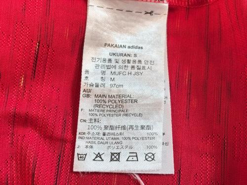 マンチェスターユナイテッド サッカーユニフォーム メンズ SIZE S レッド 20/21 ユニフォーム ホーム GC7958