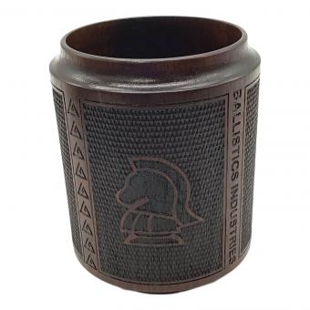 BALLISTICS (バリスティックス)×CAW アウトドア食器  BSCP-2016 チェッカリングカップ　拭き漆仕上げ