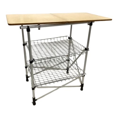 Snow peak (スノーピーク) キッチンテーブル ブラウン シナベニア フィールドキッチンテーブル