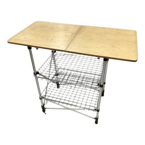 Snow peak (スノーピーク) キッチンテーブル ブラウン シナベニア フィールドキッチンテーブル