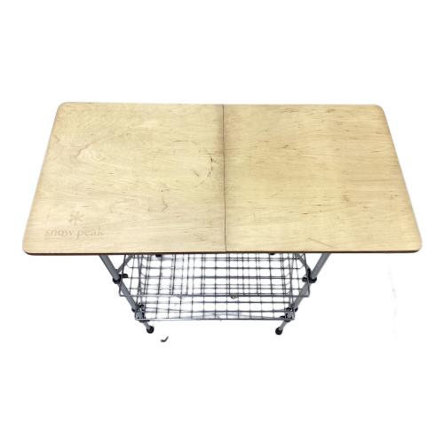 Snow peak (スノーピーク) キッチンテーブル ブラウン シナベニア フィールドキッチンテーブル