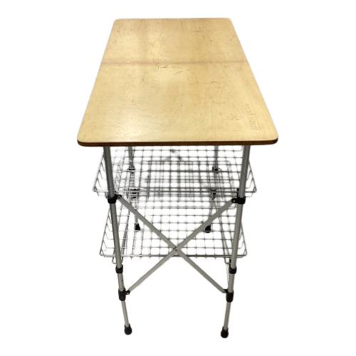 Snow peak (スノーピーク) キッチンテーブル ブラウン シナベニア フィールドキッチンテーブル