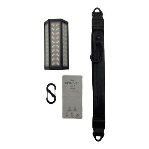 ROOT CO (ルートコー) LEDランタン 太陽光パネル搭載モデル PLAY HEX