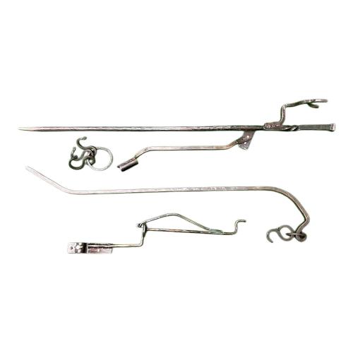 アイアン焚火ツールスタンド 焚火台用品 ランタンスタンドパーツ/エクステンションベース/ペーパーホルダー/２点吊り具/グリルネット