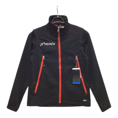 PHENIX (フェニックス) スキーウェア(ジャケット) メンズ SIZE S ブラック ミドルウェア チームソフトシェルジャケット PUA72KT26