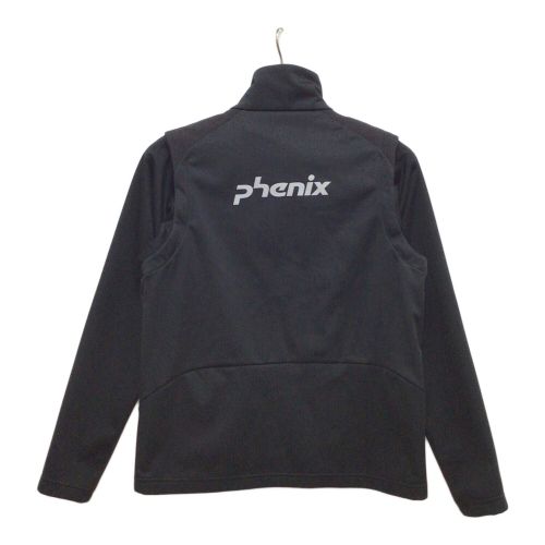 PHENIX (フェニックス) スキーウェア(ジャケット) メンズ SIZE S ブラック ミドルウェア チームソフトシェルジャケット PUA72KT26