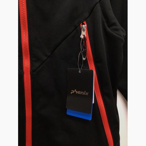 PHENIX (フェニックス) スキーウェア(ジャケット) メンズ SIZE S ブラック ミドルウェア チームソフトシェルジャケット PUA72KT26