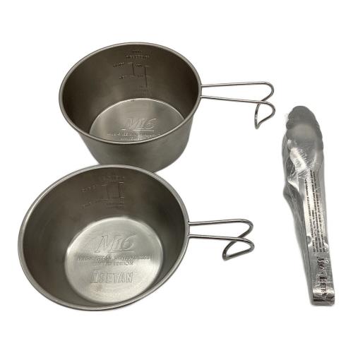 M16 (エムシックスティーン) シェラカップ シェラカップ×2、トング 伊勢丹 シェラカップセット