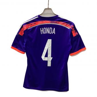 日本代表 (ニホンダイヒョウ) サッカーユニフォーム メンズ SIZE M ブルー 2014-15年 ホームレプリカユニフォーム  本田圭佑【4】 adidas 半袖 G85287