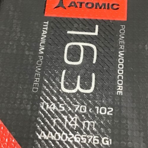 ATOMIC (アトミック) カービングスキー 163cm REDSTER S7 ・ATOMIC XT12