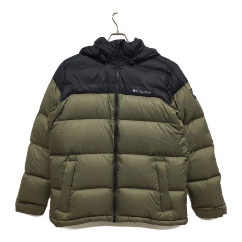 Columbia (コロンビア) アウトドアウェア(ジャケット) メンズ SIZE XL グリーン×ブラック WE6252 ブーロポイントII ダウンジャケット