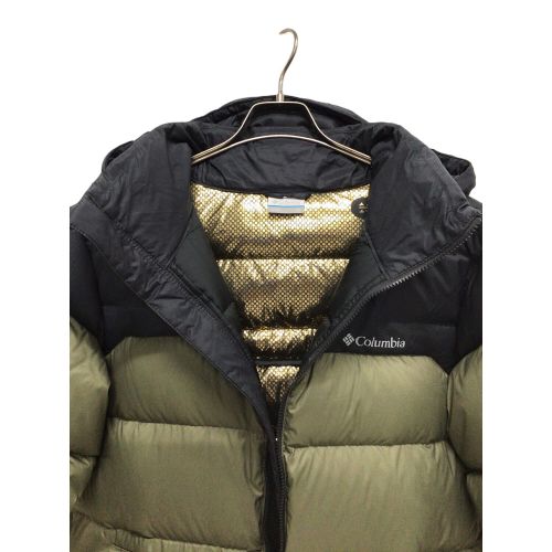 Columbia (コロンビア) アウトドアウェア(ジャケット) メンズ SIZE XL グリーン×ブラック WE6252 ブーロポイントII ダウンジャケット