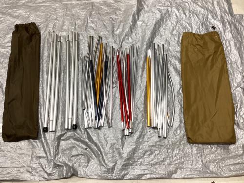 Snow peak (スノーピーク) ツールームテント 2021年製 TP-880R エントリー2ルーム エルフィールド 約600×380×210(h)cm 3～4人用