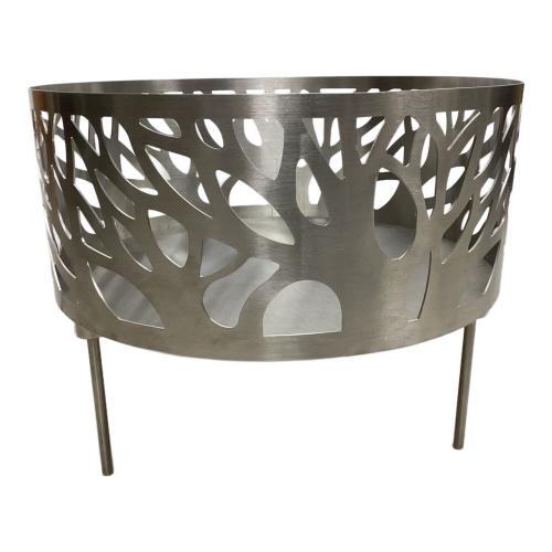 焚火台 ステンレスラウンド焚火台 未使用品