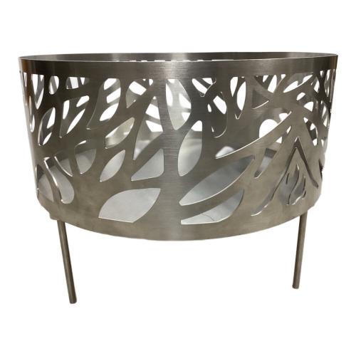 焚火台 ステンレスラウンド焚火台 未使用品