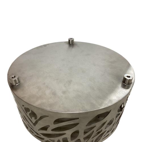 焚火台 ステンレスラウンド焚火台 未使用品