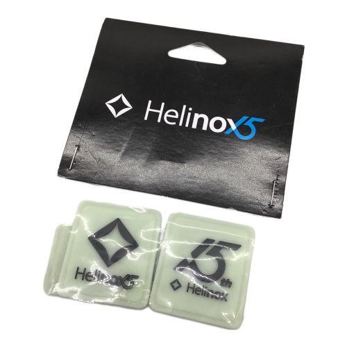 Helinox (ヘリノックス) シリコンパッチ 15周年ベルクロパッチ Lumi-Black