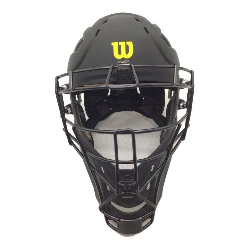 Wilson (ウィルソン) ヘルメット ブラック NPBマーク有 収納袋付 審判用ヘルメット WTA5590BLNPB