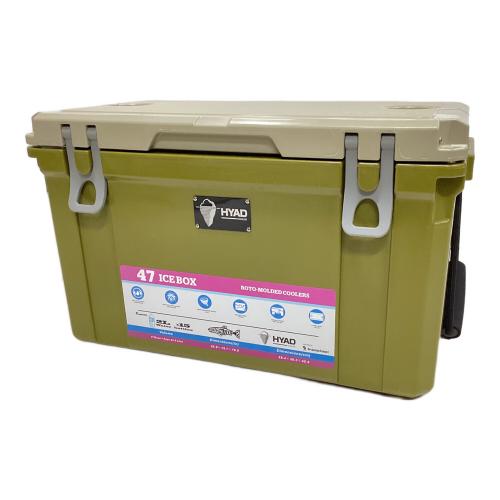 HYAD (ヒャド) クーラーボックス 47QT/45.5L オリーブ リーフ クーラーボックス 47R