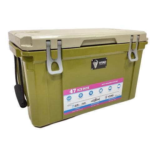 HYAD (ヒャド) クーラーボックス 47QT/45.5L オリーブ リーフ クーラーボックス 47R