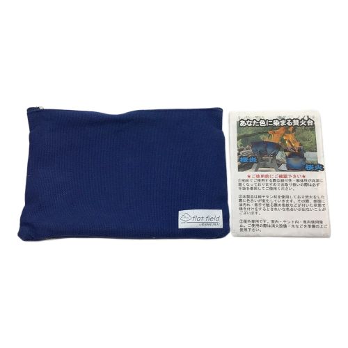 Flat Field (フラットフィールド) 焚火台 チタン製 桜炎