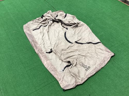 DOD (ディーオーディー) ソロテント T3-594-KH/T2-657-BR ヌノイチM/ワラビーテントセット 540×432㎝(布サイズ)/200×120㎝(ワラビーテントサイズ) 1人用