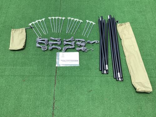 DOD (ディーオーディー) ソロテント T3-594-KH/T2-657-BR ヌノイチM/ワラビーテントセット 540×432㎝(布サイズ)/200×120㎝(ワラビーテントサイズ) 1人用