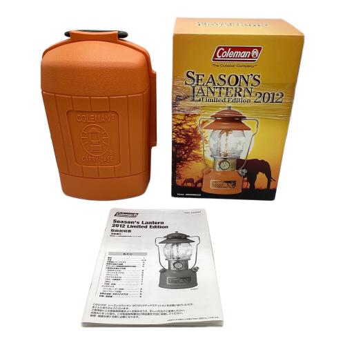 Coleman (コールマン) ガソリンランタン 2000006602 シーズンズランタン 2012 2012年1月製 未使用品