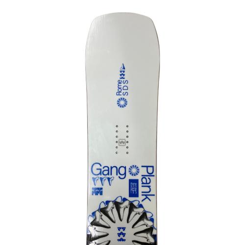 ROME SDS (ローム エスディーエス) GANG PLANK スノーボード 23－24モデル  153cm ブラック×ホワイト