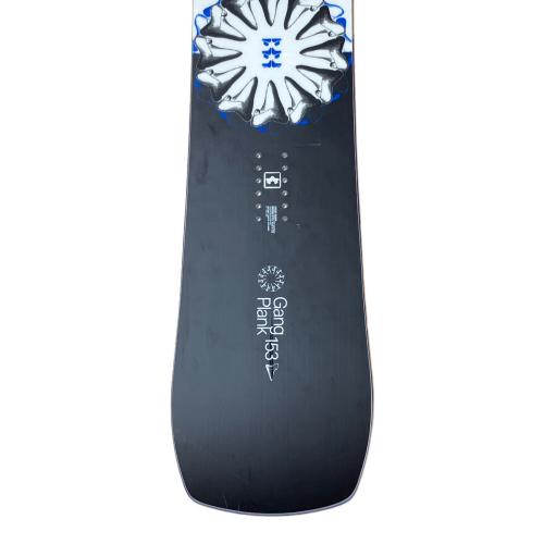 ROME SDS (ローム エスディーエス) GANG PLANK スノーボード 23－24モデル  153cm ブラック×ホワイト
