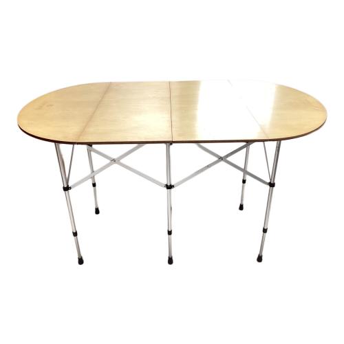 Snow peak (スノーピーク) アウトドアテーブル LV-31 シナベニア ナチュラル フォールディングテーブル オーバル