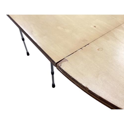 Snow peak (スノーピーク) アウトドアテーブル LV-31 シナベニア ナチュラル フォールディングテーブル オーバル