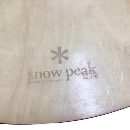 Snow peak (スノーピーク) アウトドアテーブル LV-31 シナベニア ナチュラル フォールディングテーブル オーバル