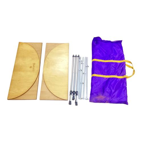 Snow peak (スノーピーク) アウトドアテーブル LV-31 シナベニア ナチュラル フォールディングテーブル オーバル