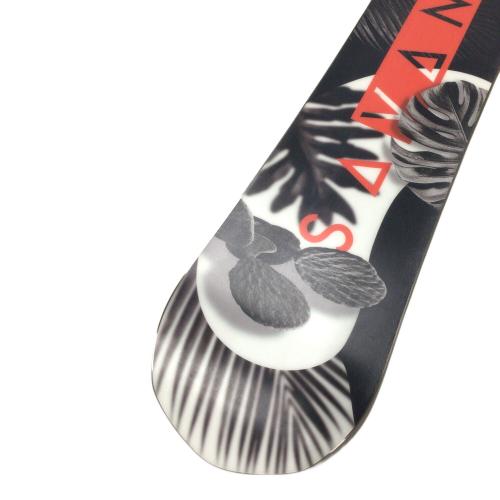 savander (サバンダー) スノーボード 157cm ブラック 2x4 キャンバー