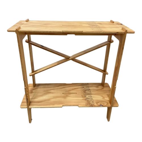 YOKA (ヨカ) システムラック ブラウン パネルシェルフ 各部12kg耐荷重 PANEL SHELF