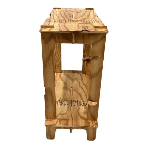 YOKA (ヨカ) システムラック ブラウン パネルシェルフ 各部12kg耐荷重 PANEL SHELF