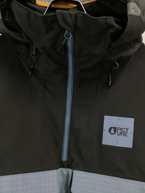 PICTURE (ピクチャー) ANTON  JKT スノーボードウェア(ジャケット) アントンジャケット プルオーバー 2022-23モデル メンズ SIZE L ブラック×グレー
