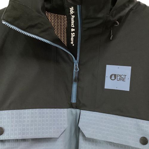 PICTURE (ピクチャー) ANTON  JKT スノーボードウェア(ジャケット) アントンジャケット プルオーバー 2022-23モデル メンズ SIZE L ブラック×グレー