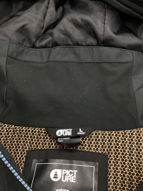 PICTURE (ピクチャー) ANTON  JKT スノーボードウェア(ジャケット) アントンジャケット プルオーバー 2022-23モデル メンズ SIZE L ブラック×グレー