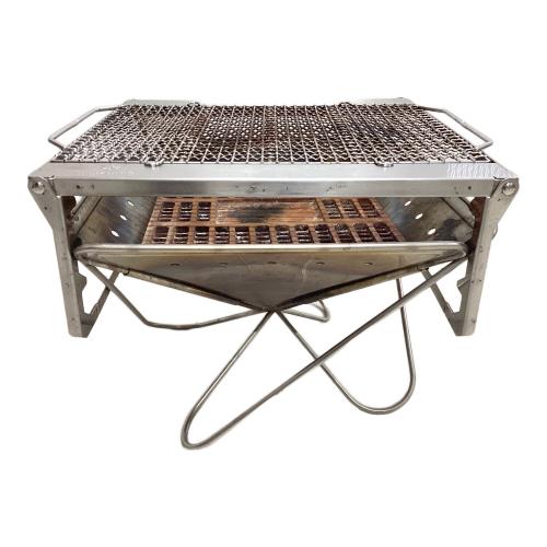 Snow peak (スノーピーク) 焚火台 炭床・グリルブリッジ・焼アミPro 焚火台L