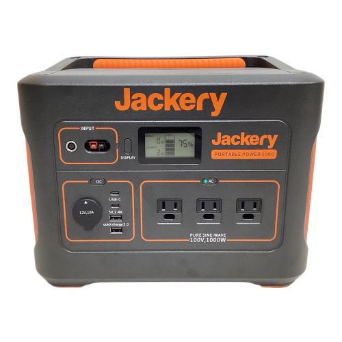 Jackery (ジャックリ) ポータブル電源 太陽パネル動作未確認のため現状販売 ポータブルパワー1000 1002Wh 1000W