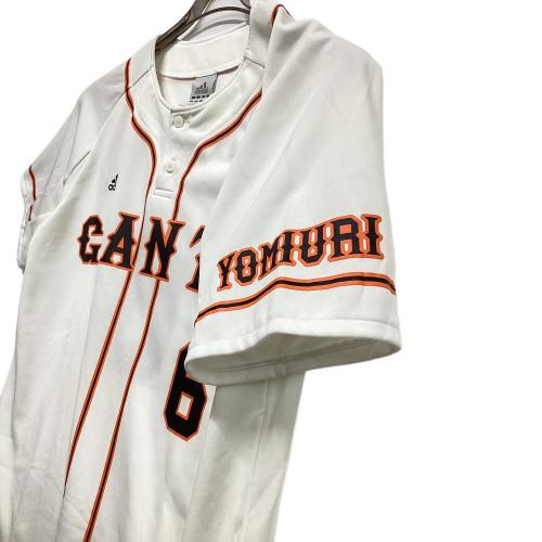 読売ジャイアンツ (ヨミウリジャイアンツ) 応援グッズ SIZE L ホワイト 【6】坂本勇人 adidas ユニフォーム レプリカ P69539