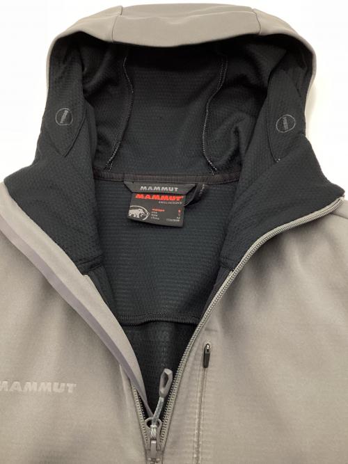 MAMMUT (マムート) トレッキングウェア(ソフトシェル) メンズ SIZE M グレー 1011-00350 アルティメイト V SO フーデッド ジャケット