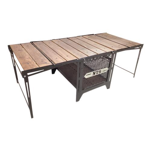 NATURE TONES (ネイチャートーンズ) アウトドアテーブル ブラウン サイドアップボックス＆テーブル L