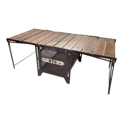 NATURE TONES (ネイチャートーンズ) アウトドアテーブル ブラウン サイドアップボックス＆テーブル L