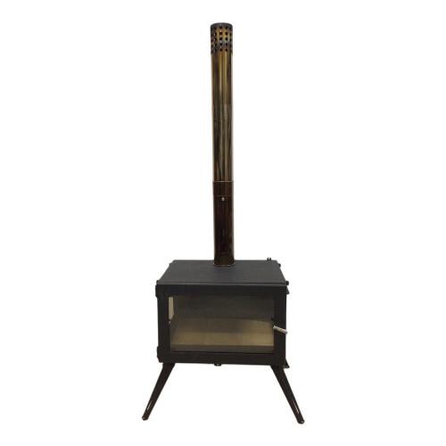 Mt.SUMI (マウントスミ) 薪ストーブ マイナーチェンジ前モデル/本体底部・背面吸気口有/スチール製/耐熱煉瓦付属有 Woodstove AURA ver.2