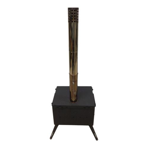 Mt.SUMI (マウントスミ) 薪ストーブ マイナーチェンジ前モデル/本体底部・背面吸気口有/スチール製/耐熱煉瓦付属有 Woodstove AURA ver.2