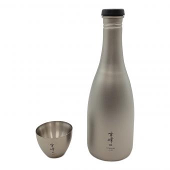 Snow peak (スノーピーク) アウトドア食器 雪峰祭 TW-540 酒筒(さかづつ) Titanium・お猪口セット